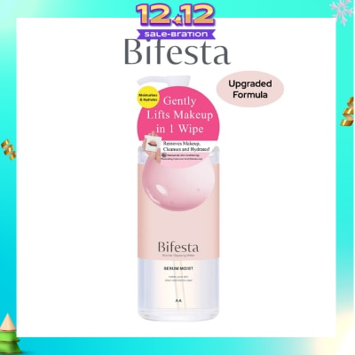 BIFESTA Micellar Cleansing Water Moist (Gentle on Skin & Effectively Removes Impurities) 400ml