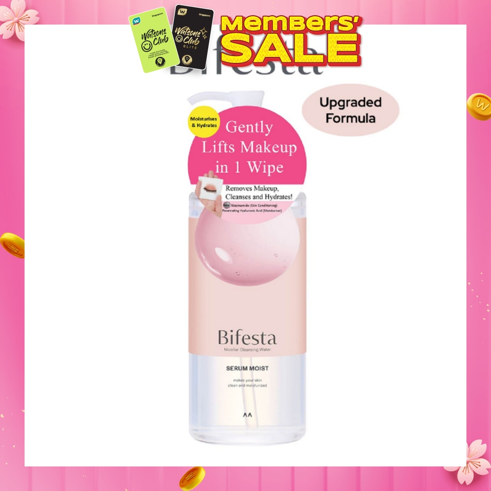 Micellar Cleansing Water Moist (Gentle on Skin & Effectively Removes Impurities) 400ml