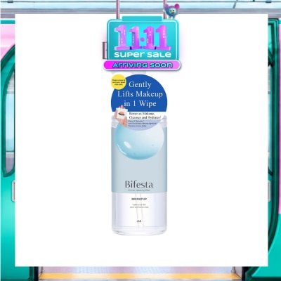 BIFESTA Micellar Cleansing Water Brightup (Gentle on Skin & Effectively Removes Impurities) 400ml image