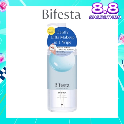 BIFESTA Micellar Cleansing Water Brightup (Gentle on Skin & Effectively Removes Impurities) 400ml