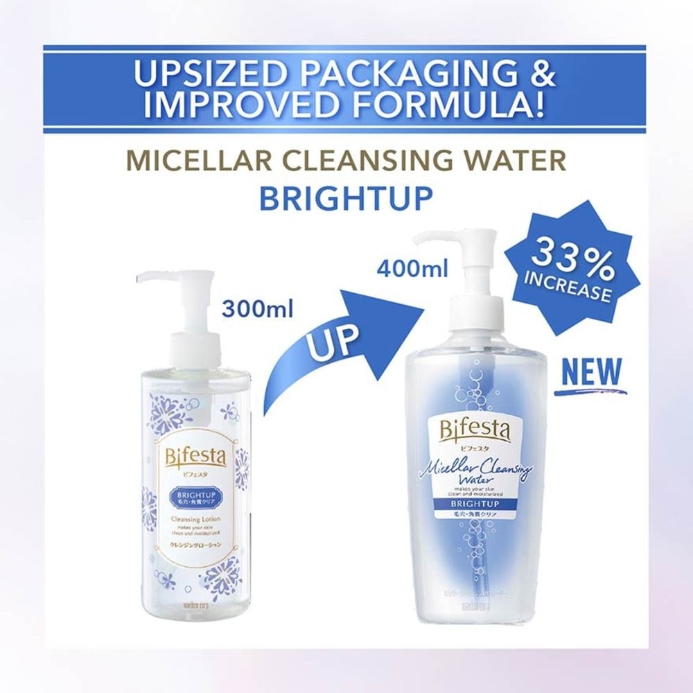 Micellar Cleansing Water Brightup (Gentle on Skin & Effectively Removes Impurities) 400ml