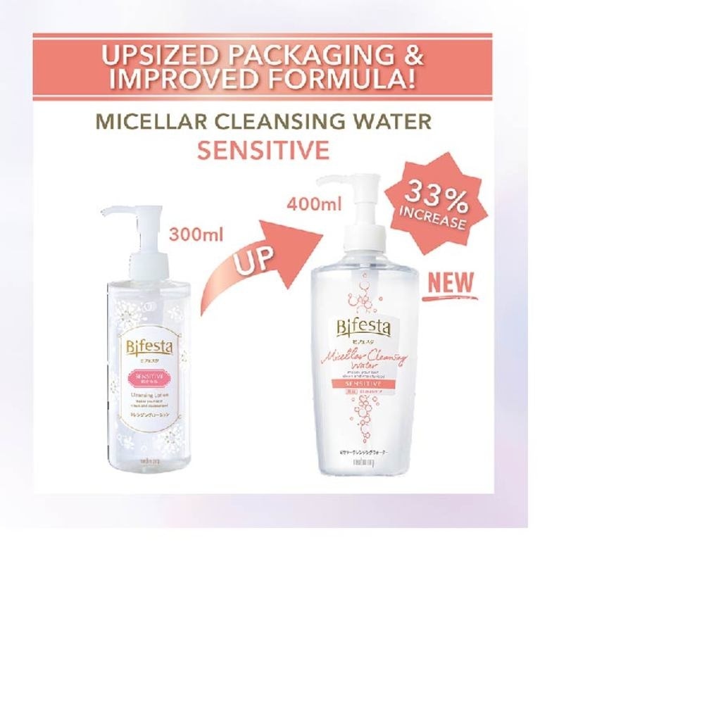 Micellar Cleansing Water Sensitive (Gentle on Skin & Effectively Removes Impurities) 400ml