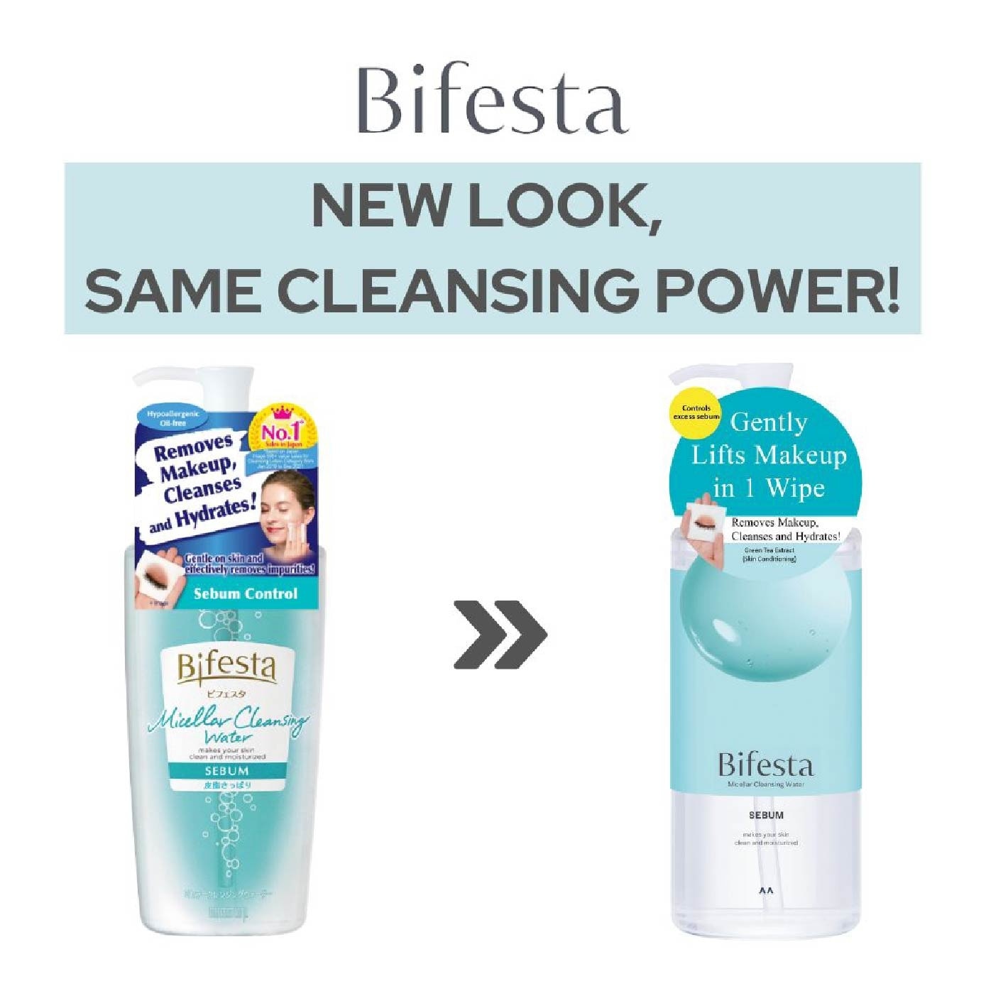 Micellar Cleansing Water Sebum (Gentle on Skin & Effectively Removes Impurities) 400ml