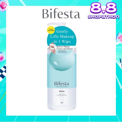 BIFESTA Micellar Cleansing Water Sebum (Gentle on Skin & Effectively Removes Impurities) 400ml