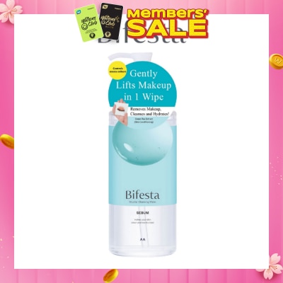 BIFESTA Micellar Cleansing Water Sebum (Gentle on Skin & Effectively Removes Impurities) 400ml