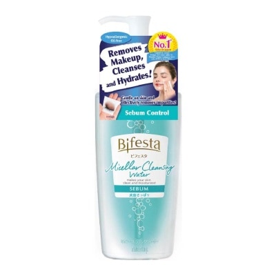 BIFESTA Micellar Cleansing Water Sebum (Gentle on Skin & Effectively Removes Impurities) 400ml