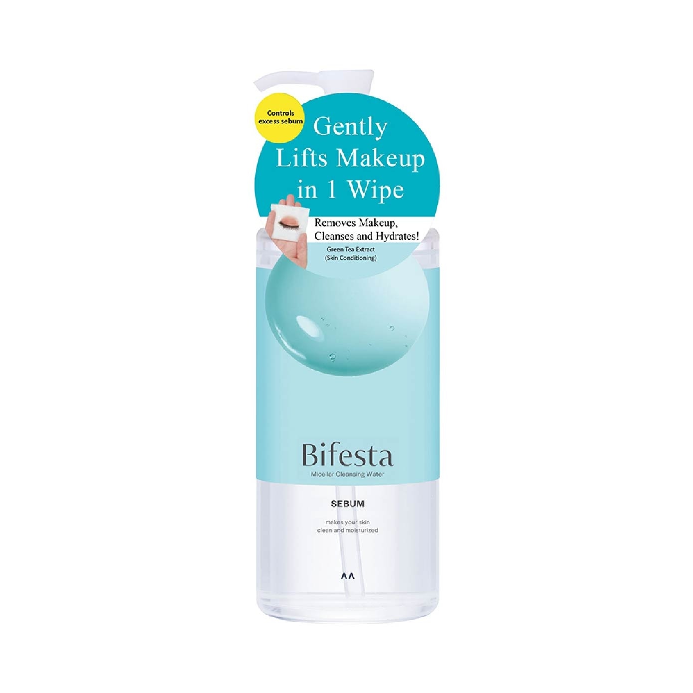 Micellar Cleansing Water Sebum (Gentle on Skin & Effectively Removes Impurities) 400ml