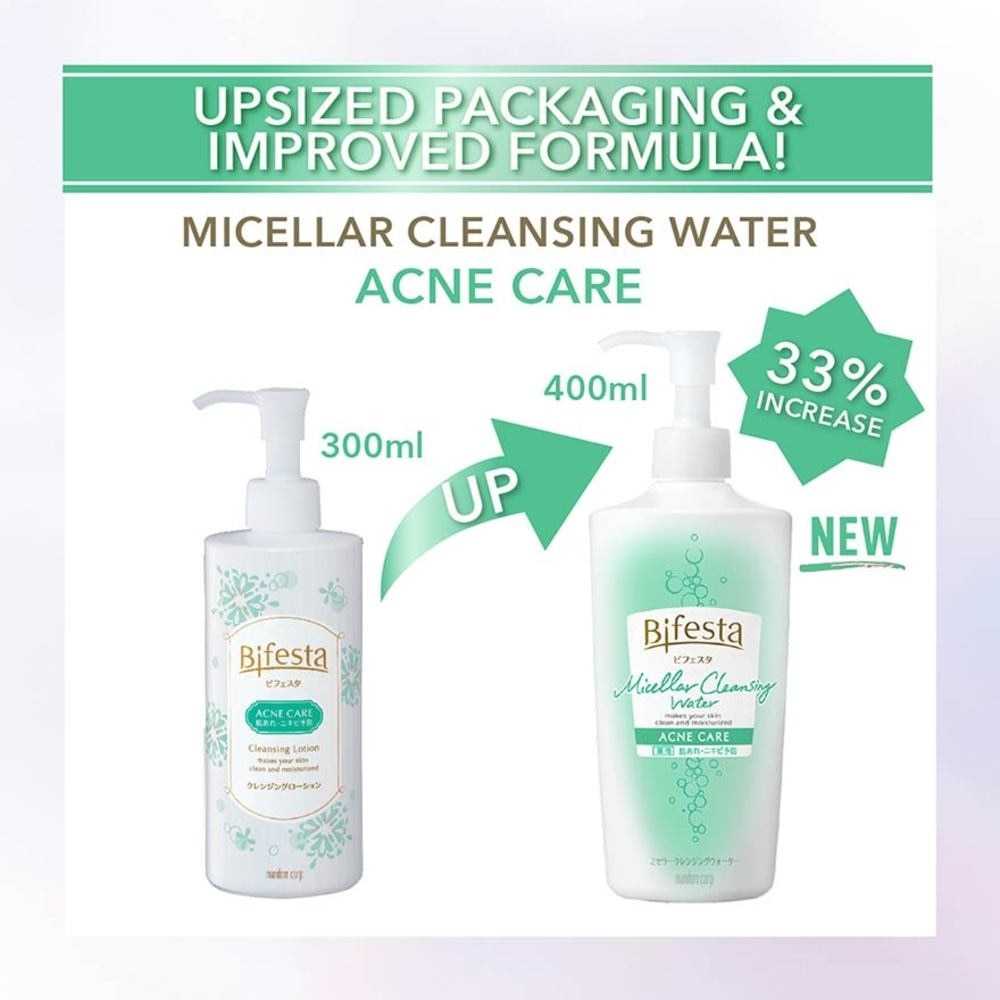 Micellar Cleansing Water Acne Care (Gentle on Skin & Effectively Removes Impurities) 400ml