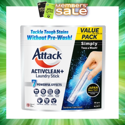 ATTACK - ActivClean+ Laundry Stick 46s