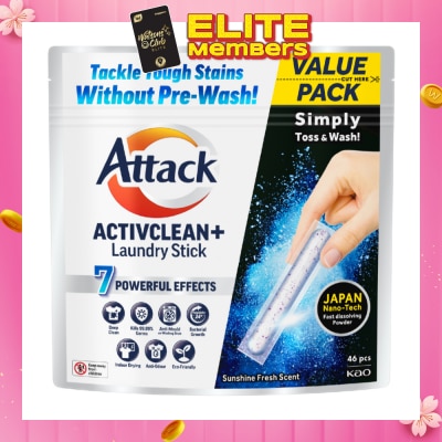 ATTACK ActivClean+ Laundry Stick 46s