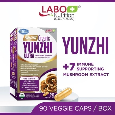 LABO NUTRITION Bioactive Organic Yunzhi Ultra Dietary Supplement Veggie Capsule (For Intensive Immune Support & Recovery) 90s image