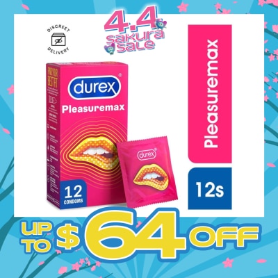 DUREX - Pleasuremax Condoms 12s