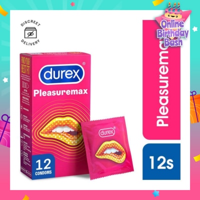 DUREX Pleasuremax Condoms 12s