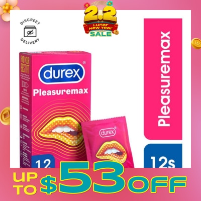 DUREX Pleasuremax Condoms 12s