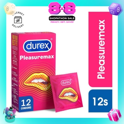 DUREX - Pleasuremax Condoms 12s