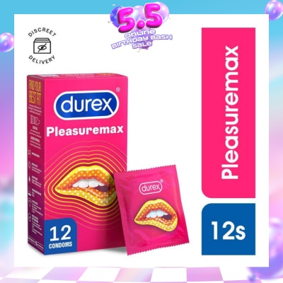 DUREX - Pleasuremax Condoms 12s
