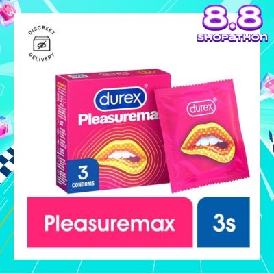 DUREX Pleasuremax Condoms 3s