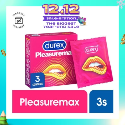 DUREX Pleasuremax Condoms 3s
