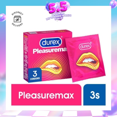 DUREX - Pleasuremax Condoms 3s