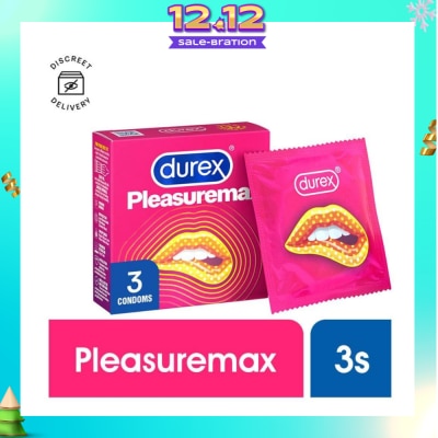 DUREX Pleasuremax Condoms 3s