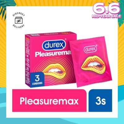 DUREX Pleasuremax Condoms 3s