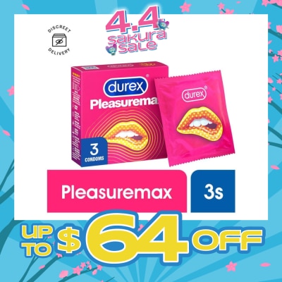 DUREX - Pleasuremax Condoms 3s