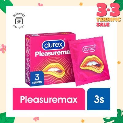 DUREX Pleasuremax Condoms 3s