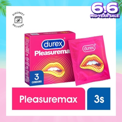 DUREX Pleasuremax Condoms 3s
