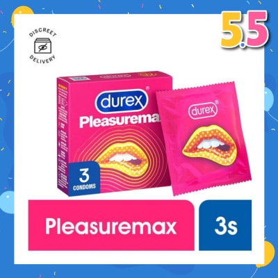 DUREX Pleasuremax Condoms 3s