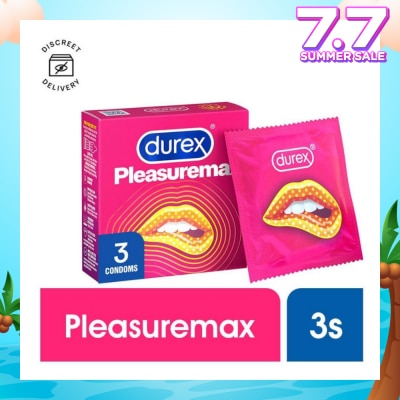 DUREX Pleasuremax Condoms 3s