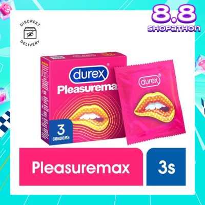 DUREX Pleasuremax Condoms 3s