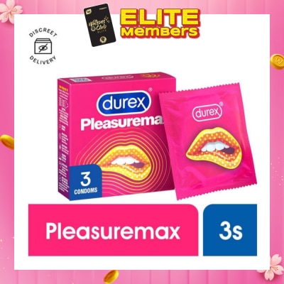 DUREX Pleasuremax Condoms 3s