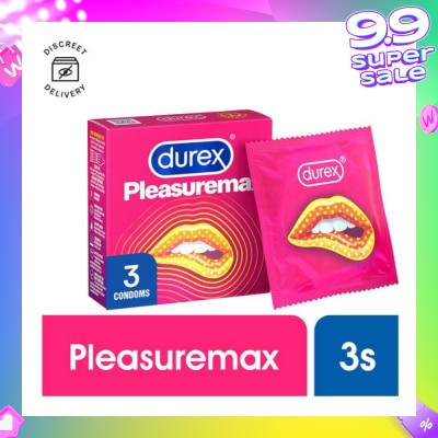 DUREX Pleasuremax Condoms 3s