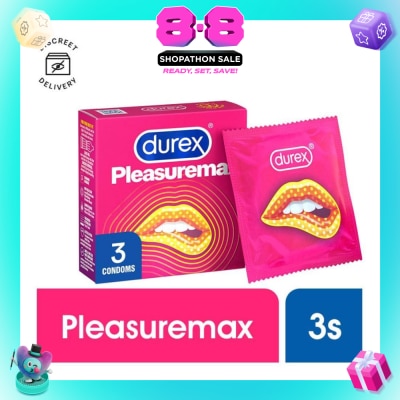 DUREX - Pleasuremax Condoms 3s