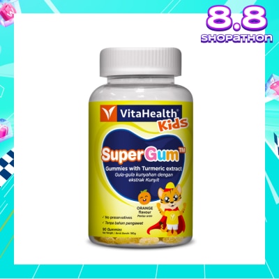 VITAHEALTH Kids SuperGum Gummies Orange 90s (Expiry: Feb`2026)