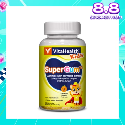 VITAHEALTH Kids SuperGum Gummies Orange 90s (Expiry: Feb`2026)
