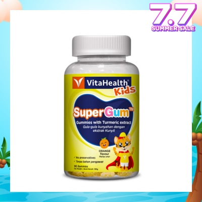VITAHEALTH Kids SuperGum Gummies Orange 90s (Expiry: Feb`2026)
