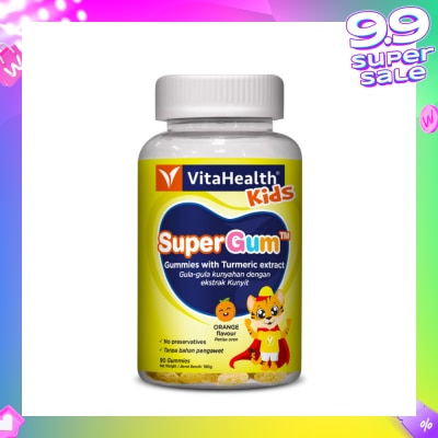 VITAHEALTH Kids SuperGum Gummies Orange 90s (Expiry: Feb`2026)
