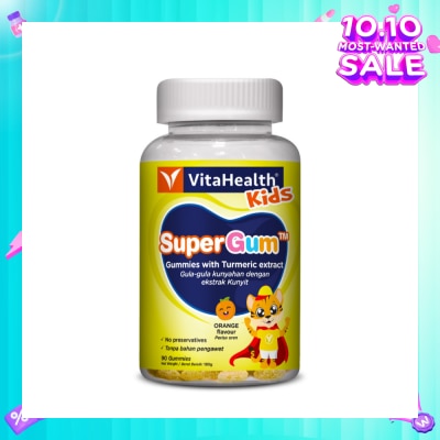 VITAHEALTH Kids SuperGum Gummies Orange 90s (Expiry: Feb`2026)