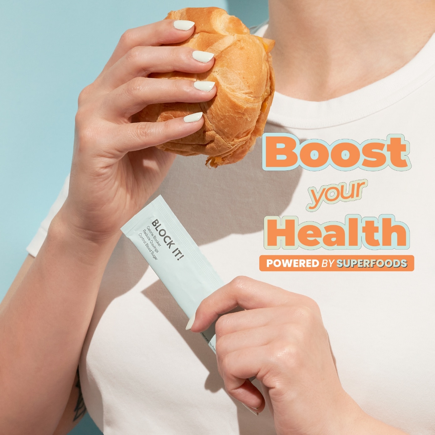 Bye Bye Carbs Block It! Diabetic Friendly Carb Blocker Grape Lemonade Sachet 15ml x 5s