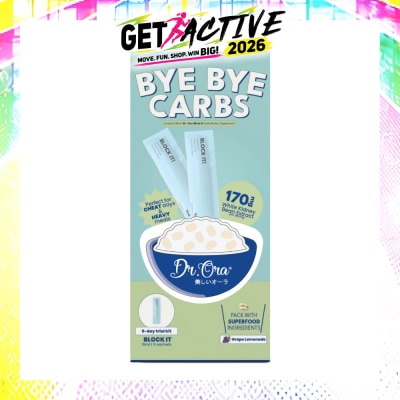 DR ORA - Bye Bye Carbs Block It! Diabetic Friendly Carb Blocker Grape Lemonade Sachet 15ml x 5s (Expiry: Jul`2027) image