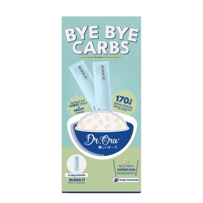 DR ORA - Bye Bye Carbs Block It! Diabetic Friendly Carb Blocker Grape Lemonade Sachet 15ml x 5s
