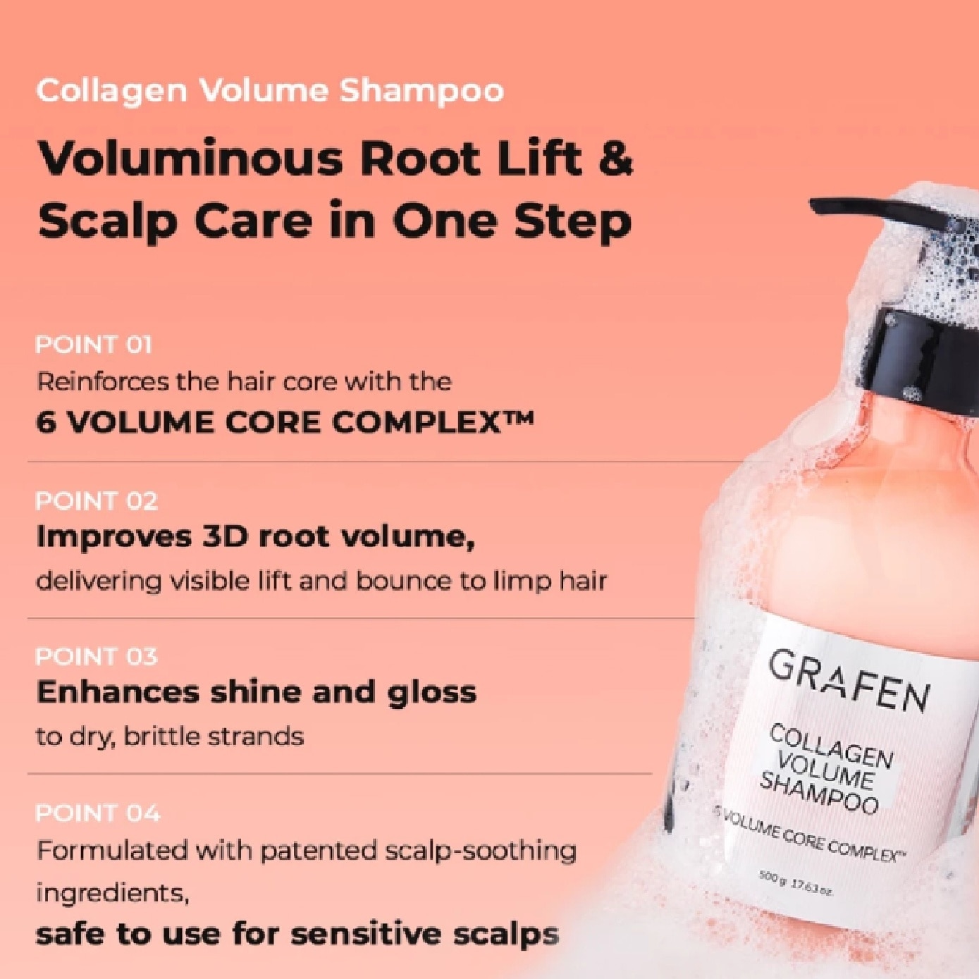 Collagen Volume Shampoo 500g