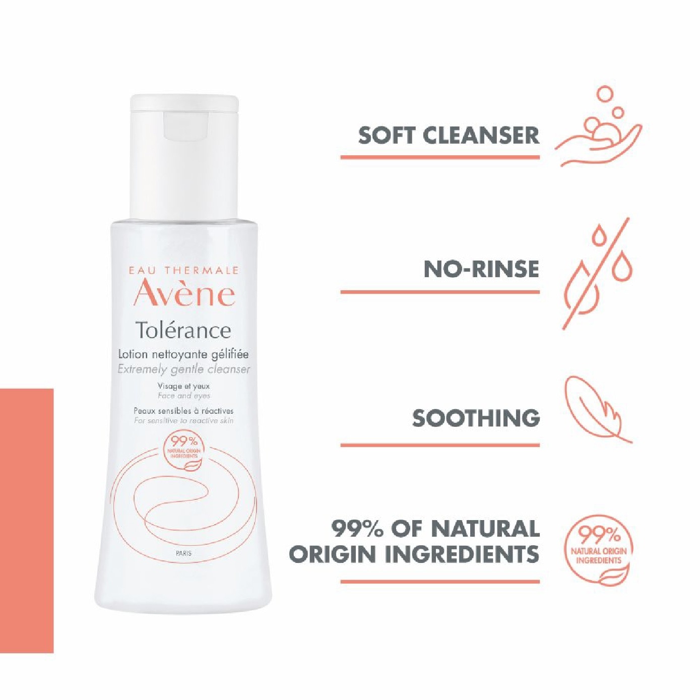 Tolérance Extremely Gentle Facial Cleanser 100ml