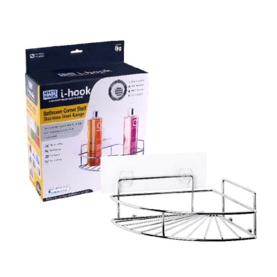 WHITE MAGIC iHook Bathroom Corner Shelf