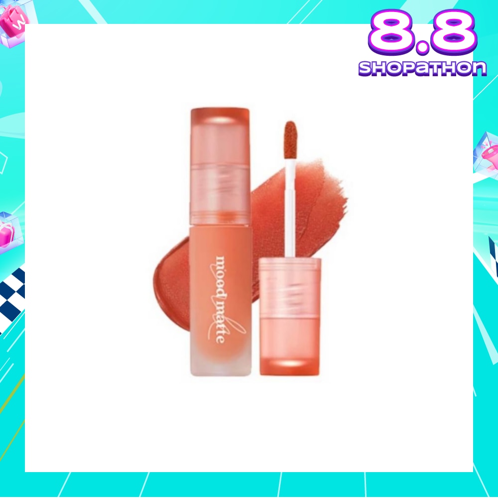 Gloss Lip Ink Mood Matte Tint 001 Peach Puree (Mask Proof Effect) 4g