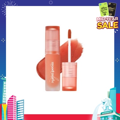 PERIPERA Gloss Lip Ink Mood Matte Tint 001 Peach Puree (Mask Proof Effect) 4g