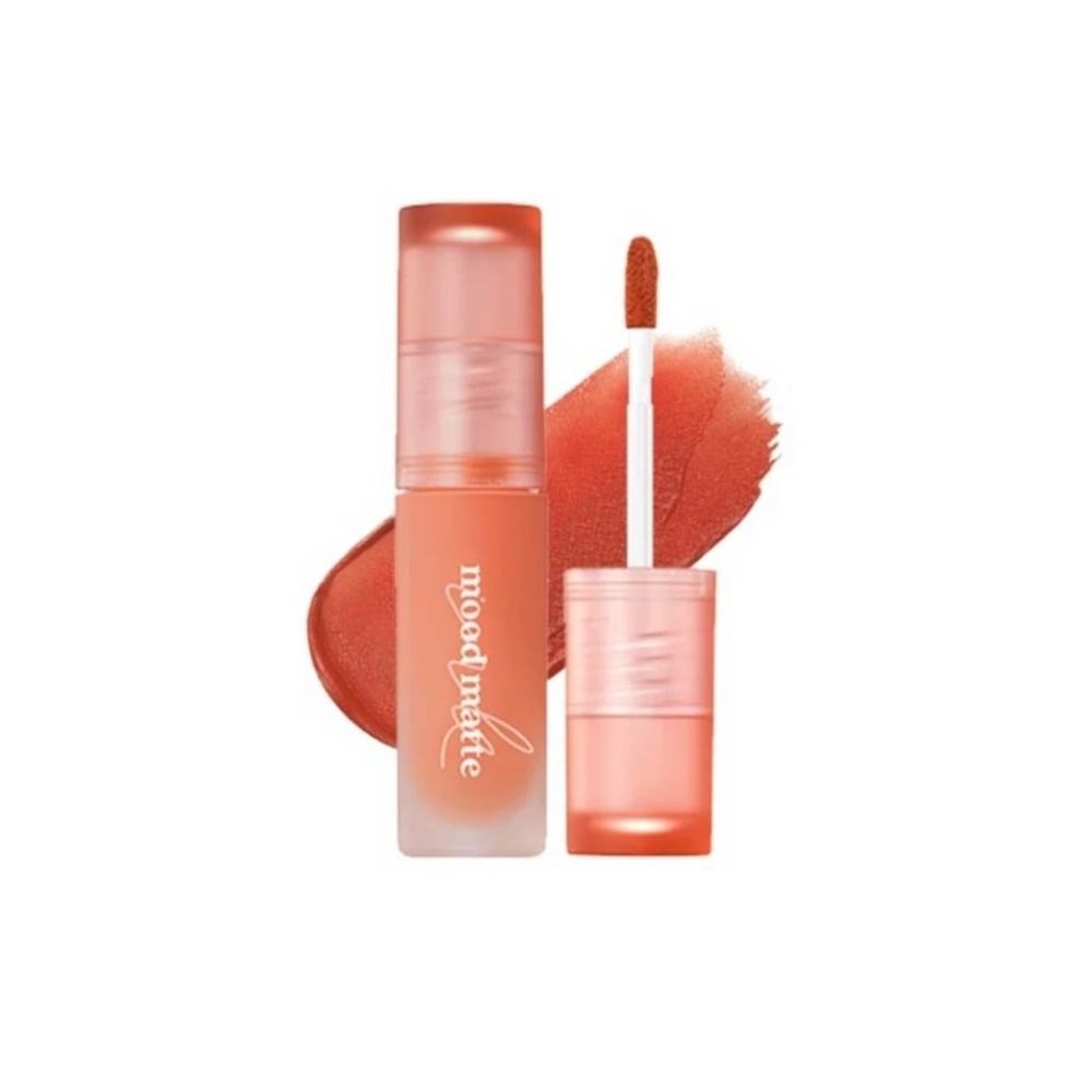 Gloss Lip Ink Mood Matte Tint 001 Peach Puree (Mask Proof Effect) 4g