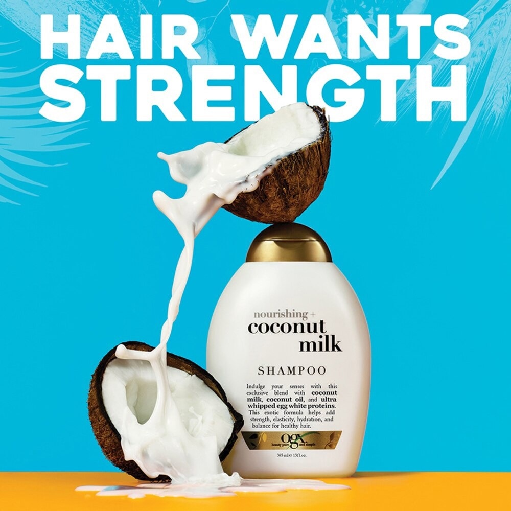 Coconut Milk Shampoo + Nourishing (For Normal To Damaged Hair In Need Of Repair And Strengthen) 385ml