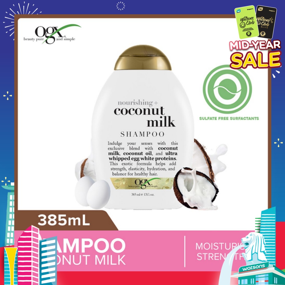 Coconut Milk Shampoo + Nourishing (For Normal To Damaged Hair In Need Of Repair And Strengthen) 385ml